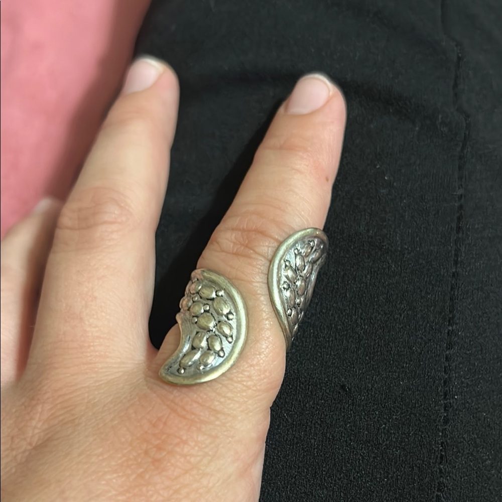 Elegant Silver Adjustable Ring sterling silver